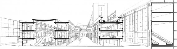 Hand drawn perspective copy
