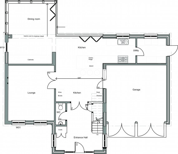 Ground Floor Plan of New Build House