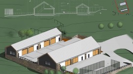 Agricultaral Units, Somerset - Complete in Revit for Stride Treglown