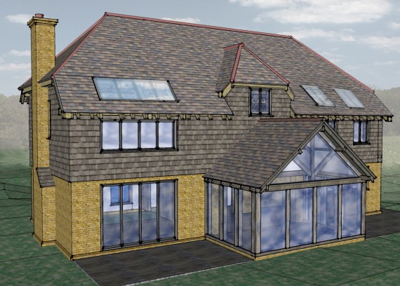 4 Bedroom House Rear